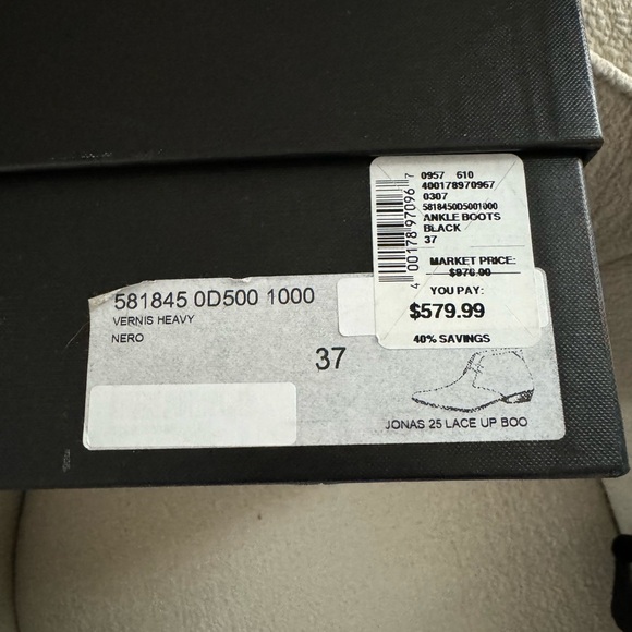 Saint Laurent patent leather shoes brand new - Picture 10 of 10